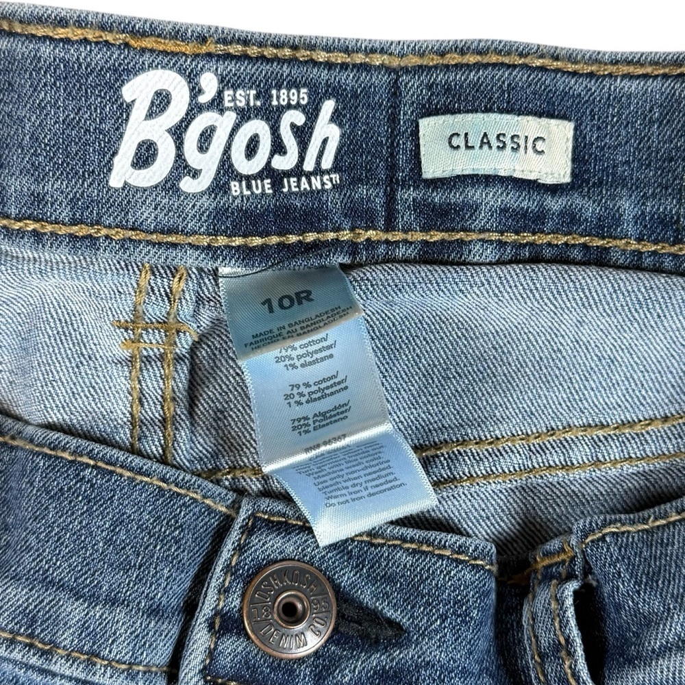 Oshkosh B’Gosh Boys Blue Jeans Classic 10 Regular - Picture 2 of 3